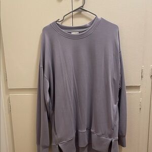 Lavender Oversized Sweatshirt
